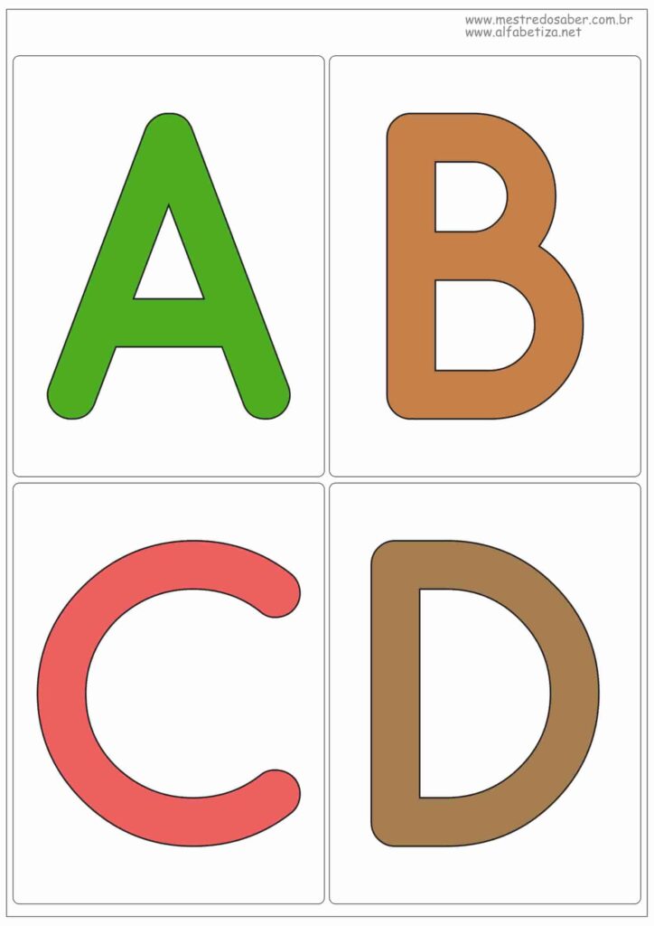 1 alfabeto colorido