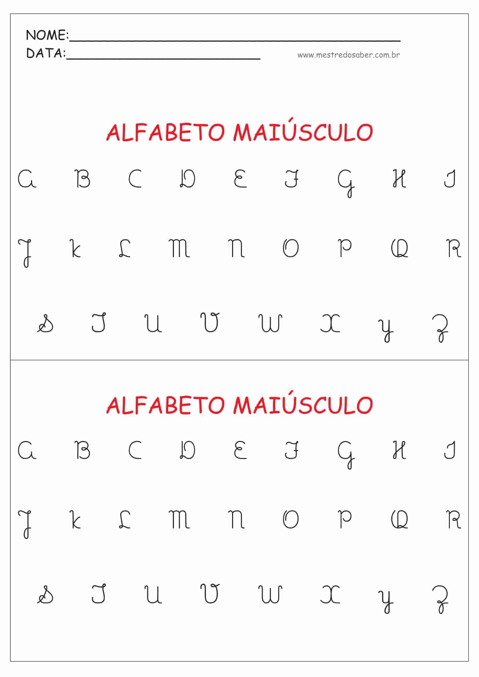 Alfabeto Com Letras Cursivas Para Imprimiralfabeto Co - vrogue.co