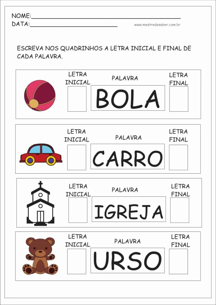 Atividade para Crianças 4 1 - Atividade para Crianças