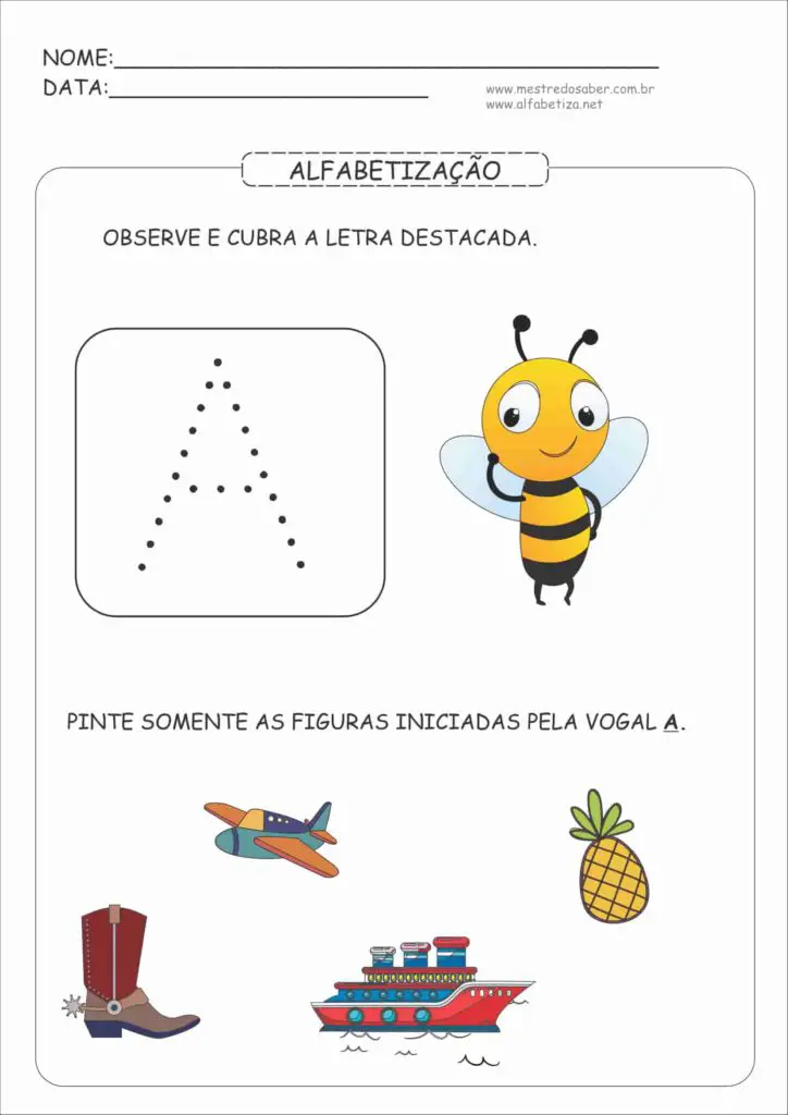 1 - Atividades para Educação Infantil 5 anos