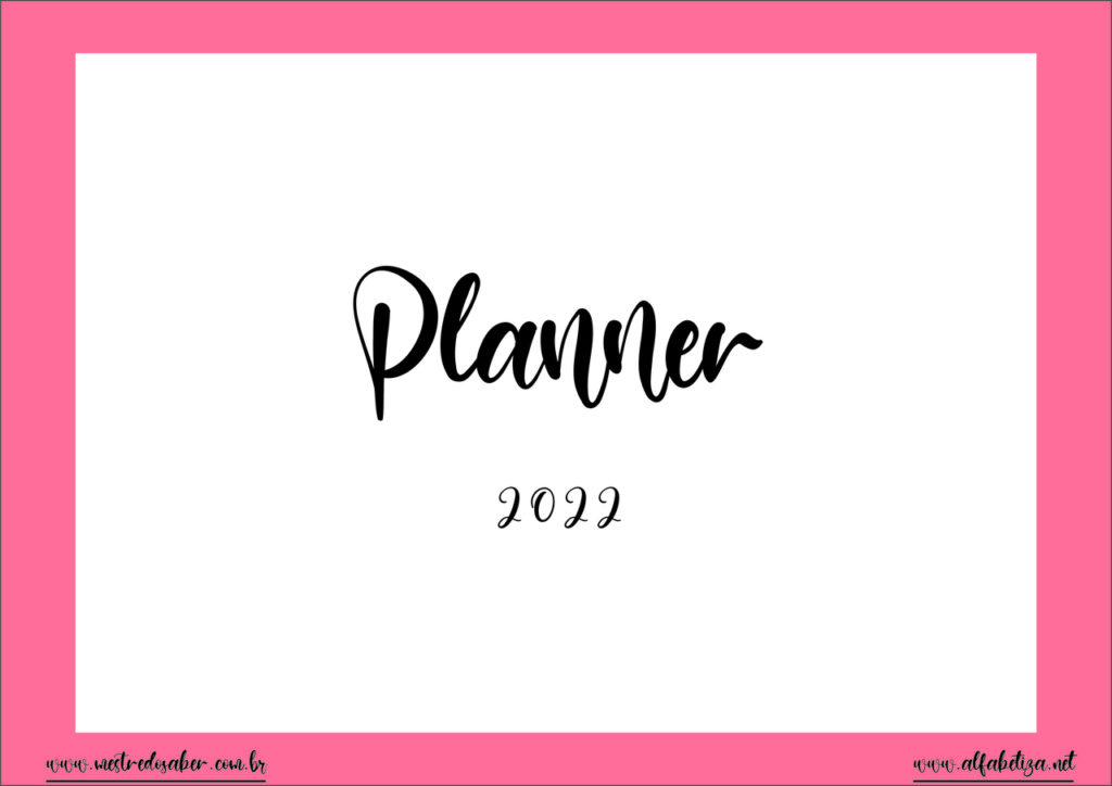 1 - Planner PDF 2022