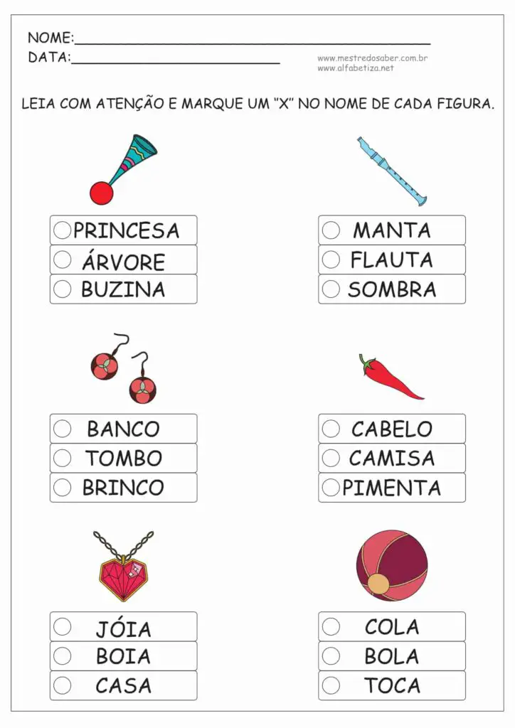 10 - Atividades de Alfabetização e Letramento