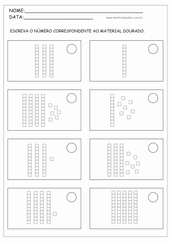 10 - Atividades de Alfabetização Matemática