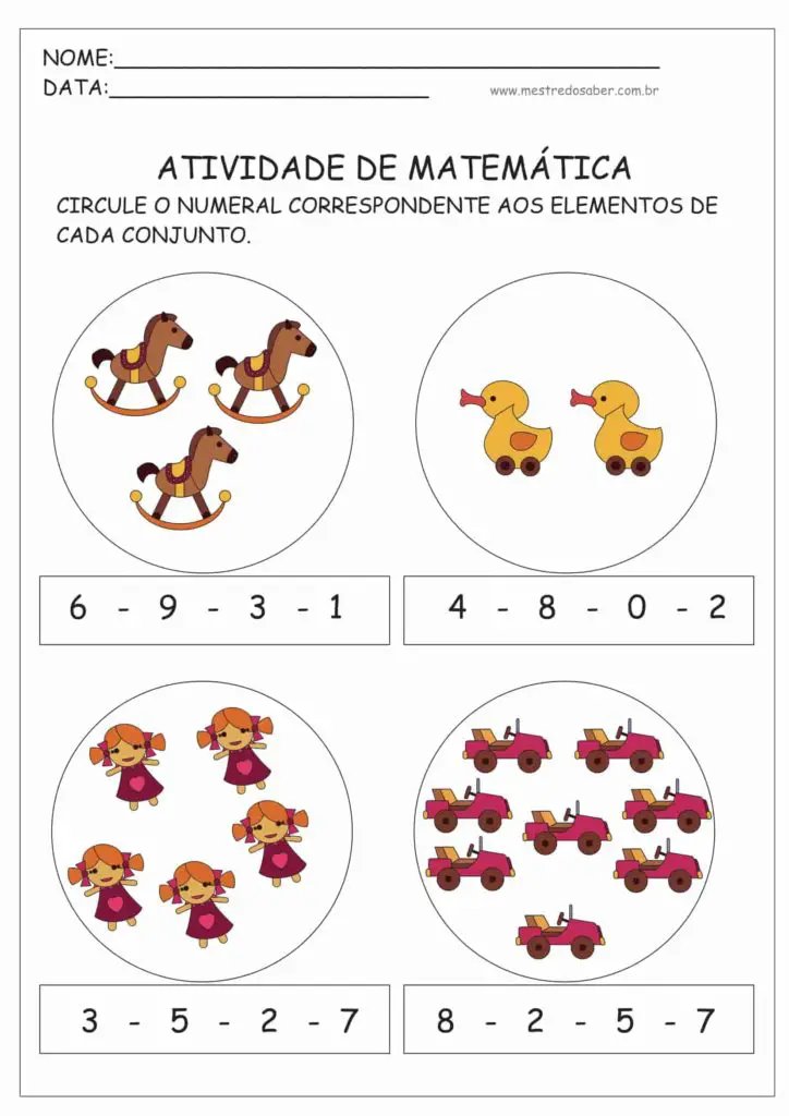 13 - Atividades de Matemática Educação Infantil