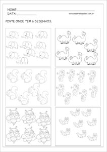 16 - Atividade de Matemática Educação Infantil