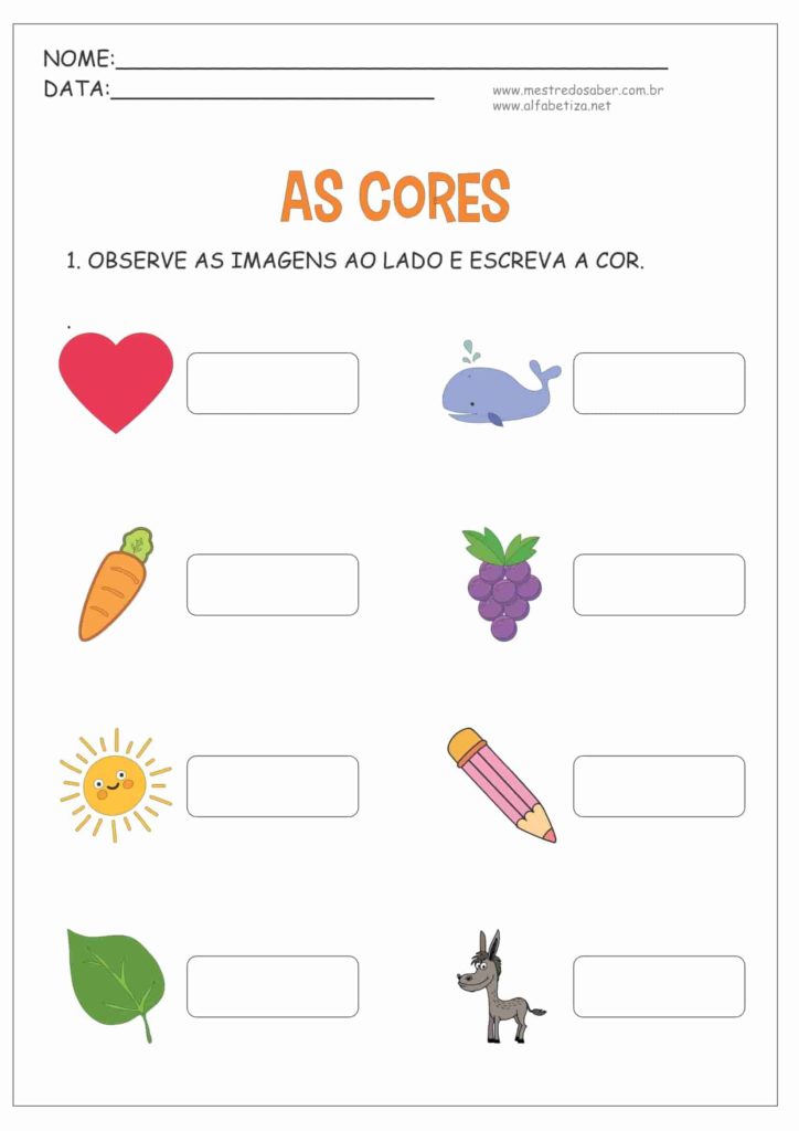 2 - Atividades com Cores