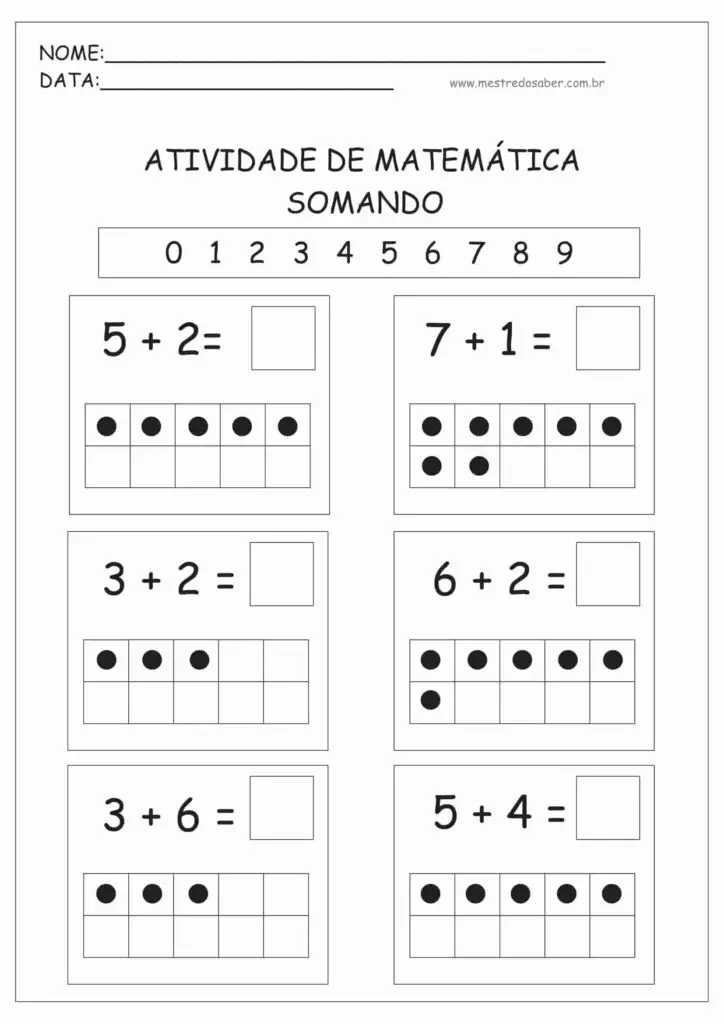 2 - Atividades de Matemática Educação Infantil