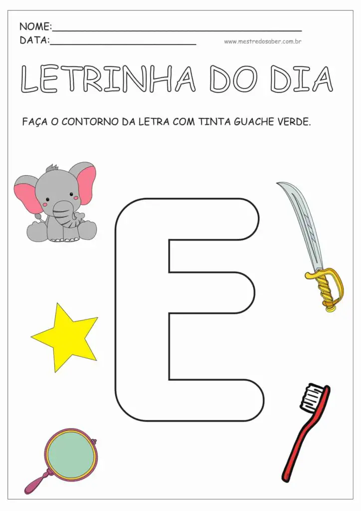 2 - Atividades para Educação Infantil 4 anos