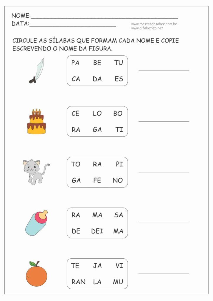 8 - Atividades para Alfabetizar