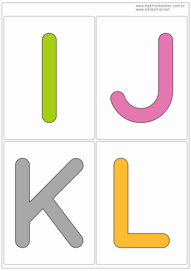 3 - Alfabeto Colorido