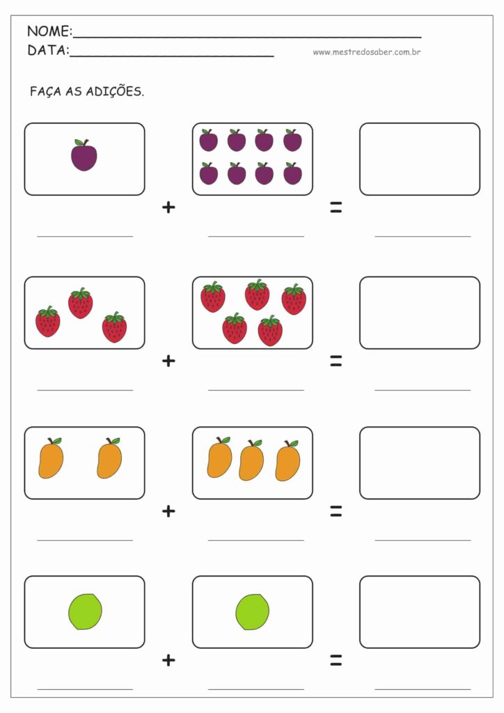 3 - Atividades de Matemática 1 ano