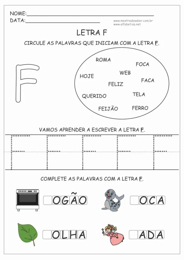 4 - Atividades para Crianças de 5 anos