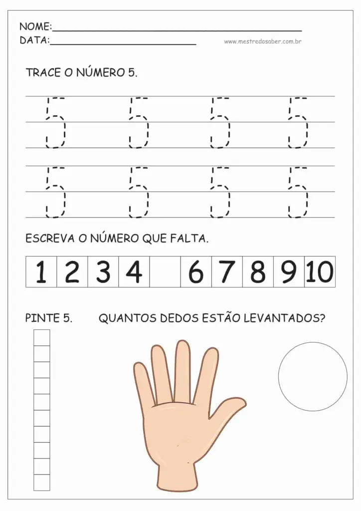 5 - Atividades de Educação Infantil e Números