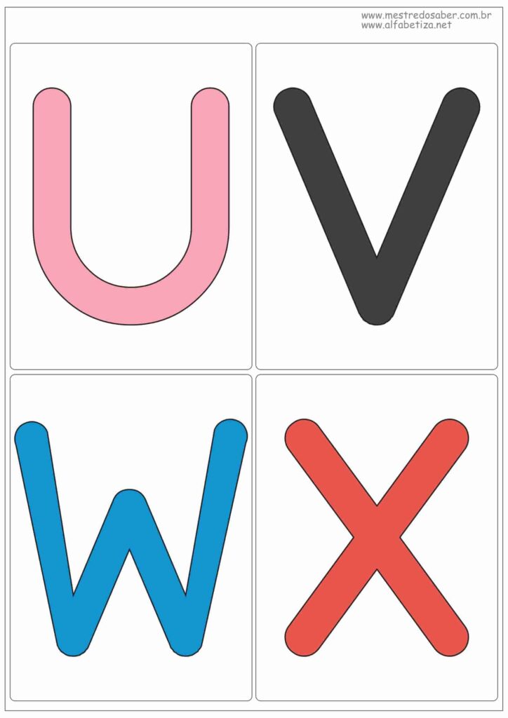 6 - Alfabeto Colorido
