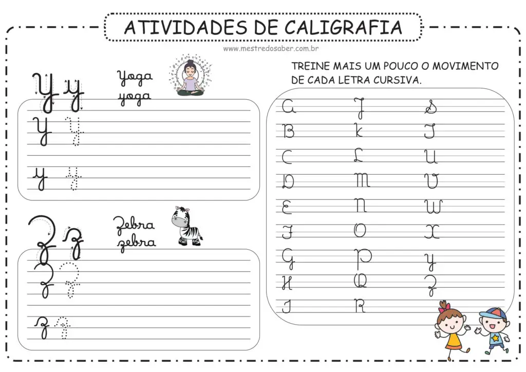 7 - Atividades de Caligrafia