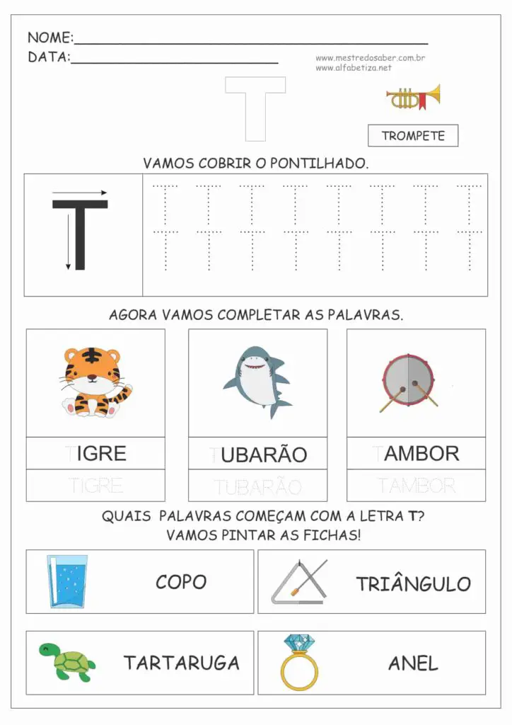 6 - Atividades de Alfabetização