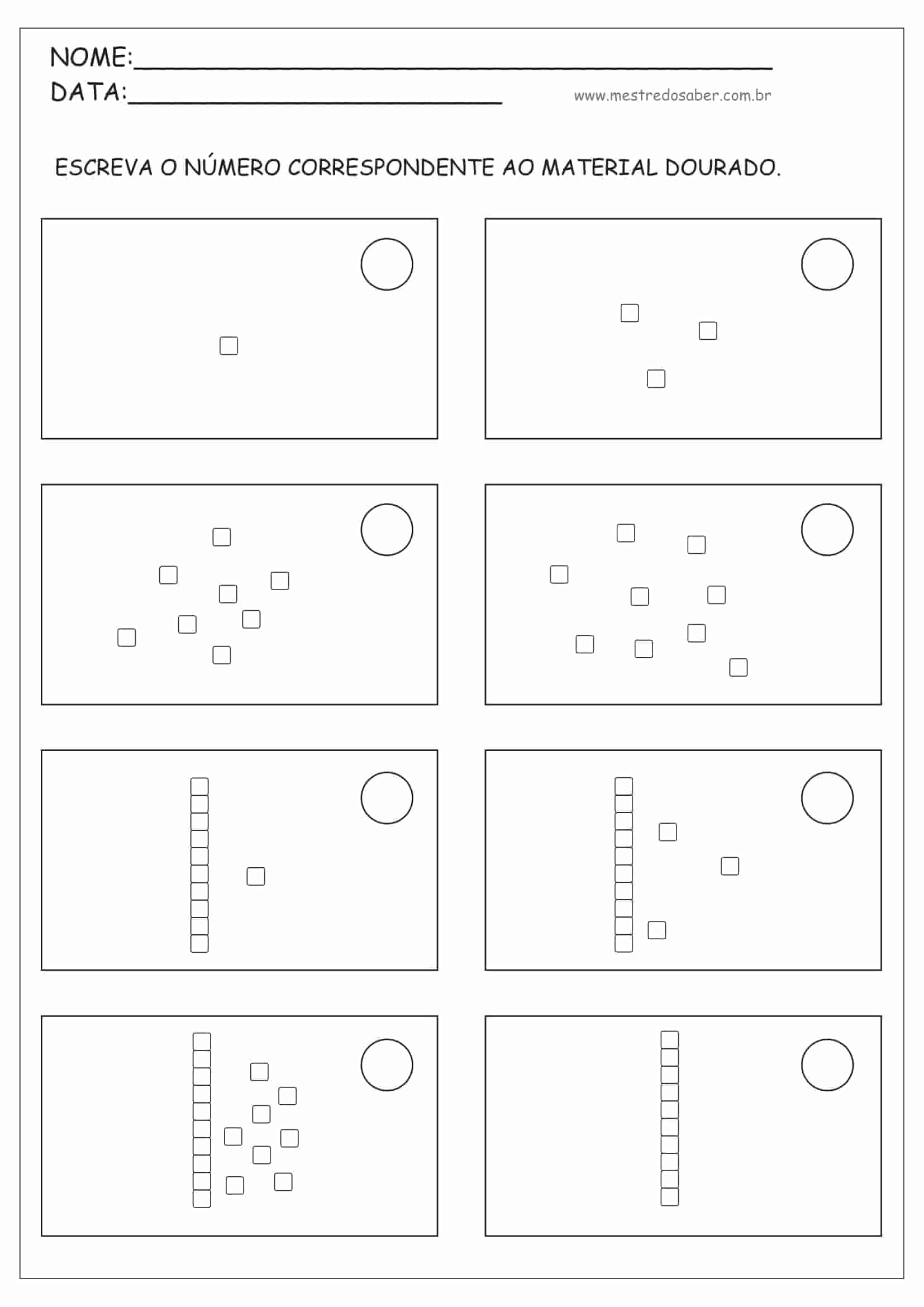 Atividades de Matemática 1 ano – #MAISEDUCAÇÃO