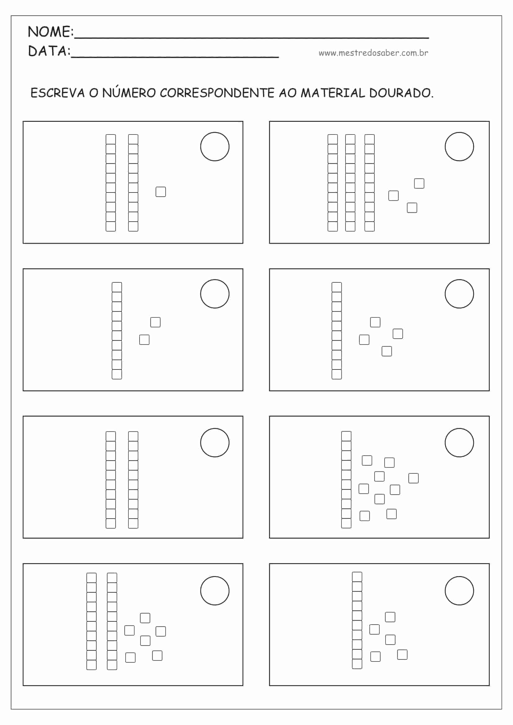 Atividades de Matemática 1º ano