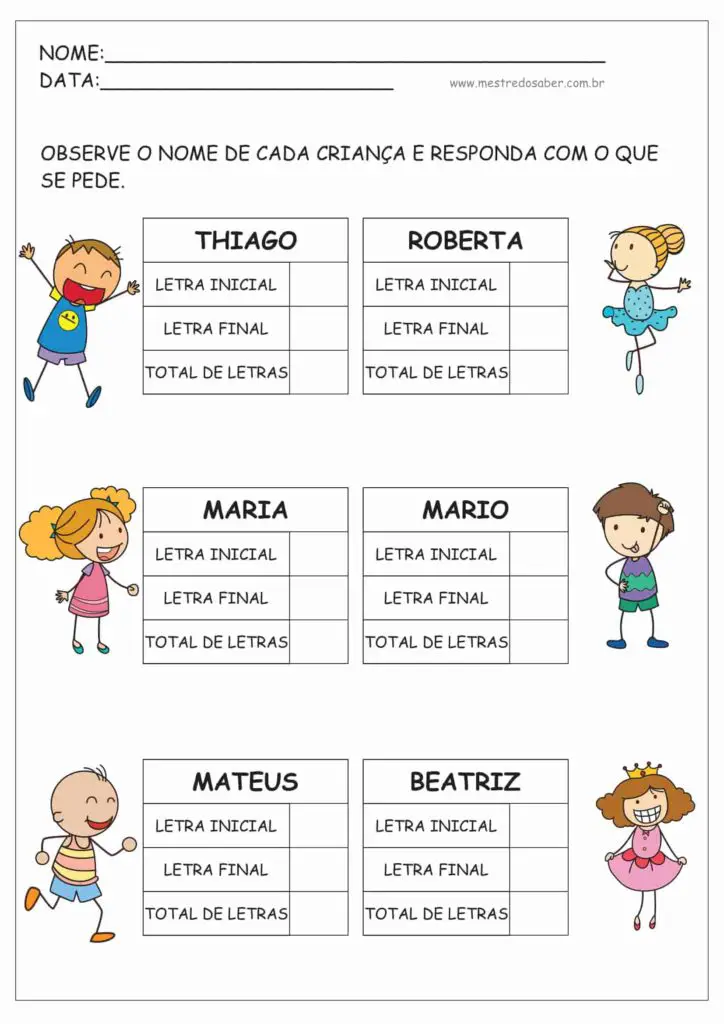 9 - Atividades de Alfabetização para Educação Infantil 5 anos