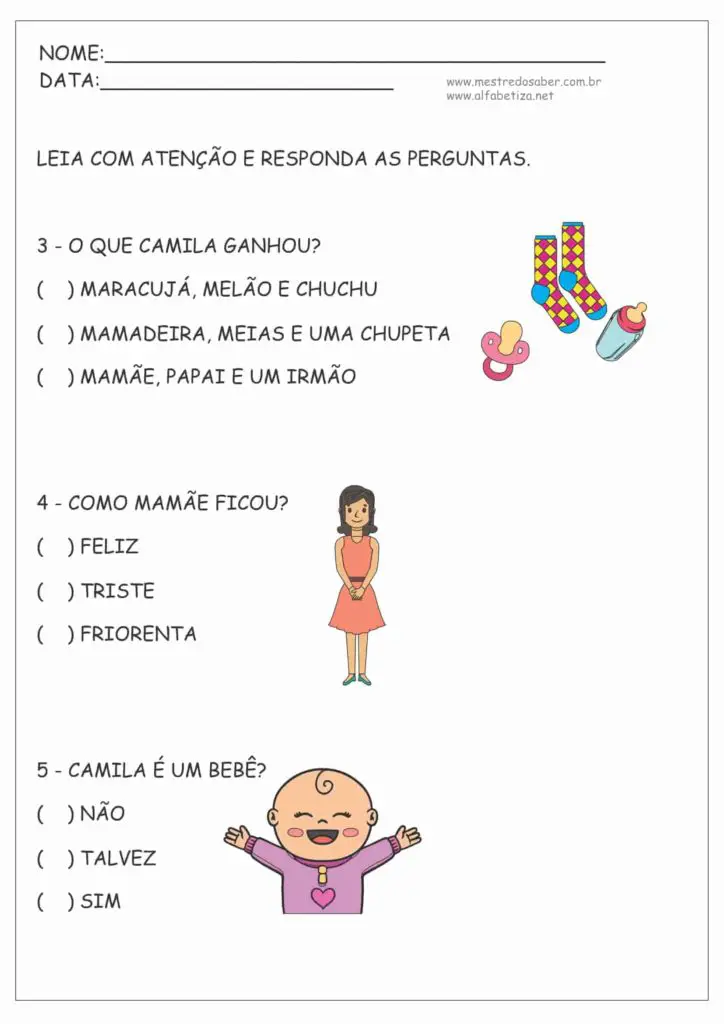 9 - Atividades de Português 2º ano Fundamental