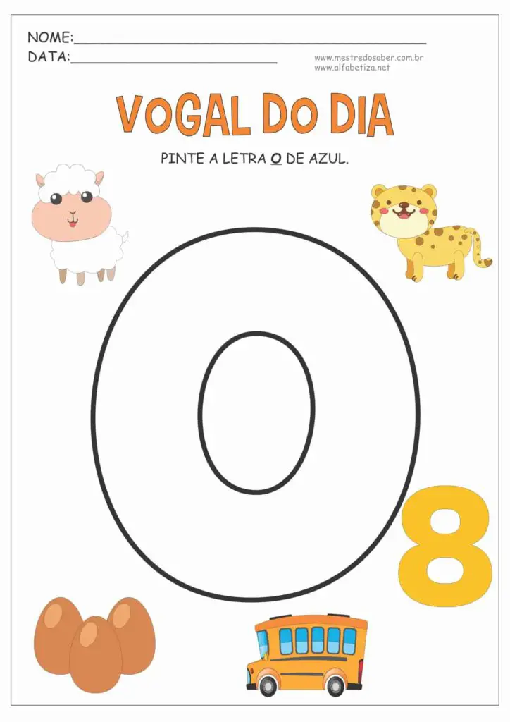 9 - Atividades Educação Infantil 4 anos - Vogais