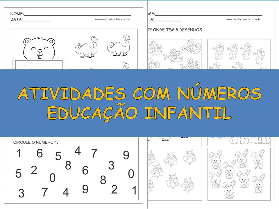 ATIVIDADES COM NUMEROS