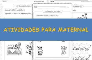 Atividades para Maternal