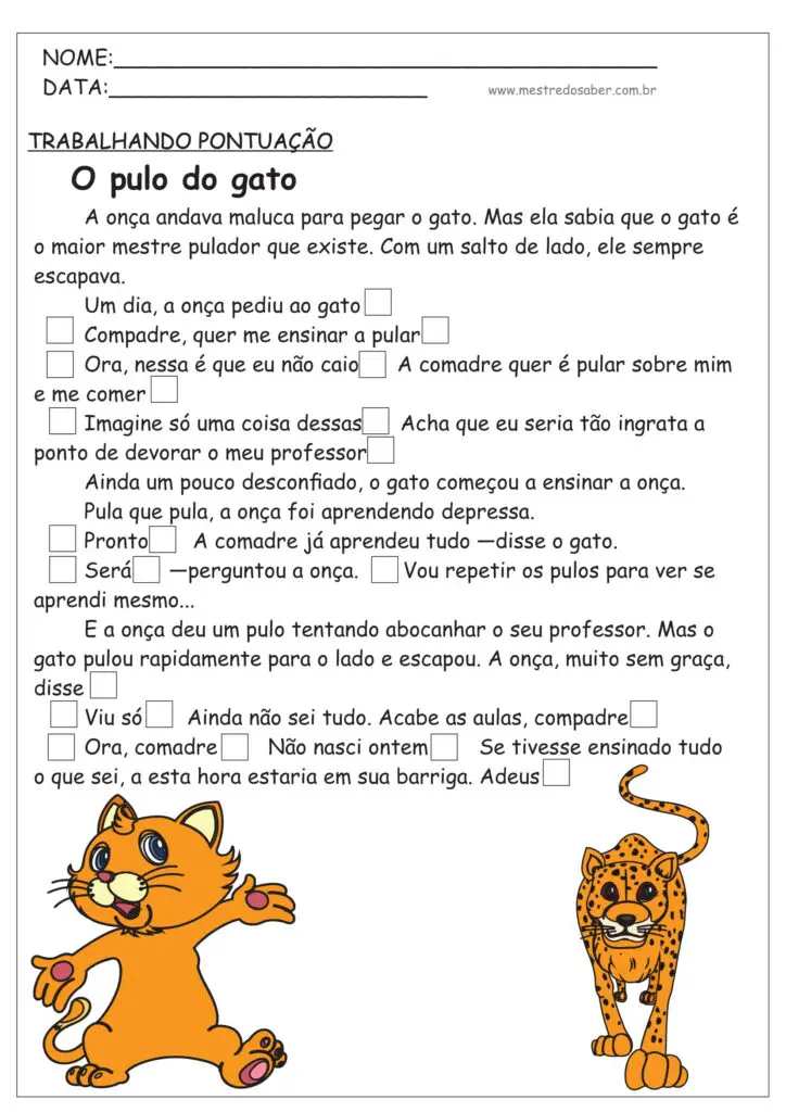Atividades de Pontuação 4 1 - Atividades de Pontuação