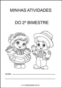 Atividades festa junina - capa