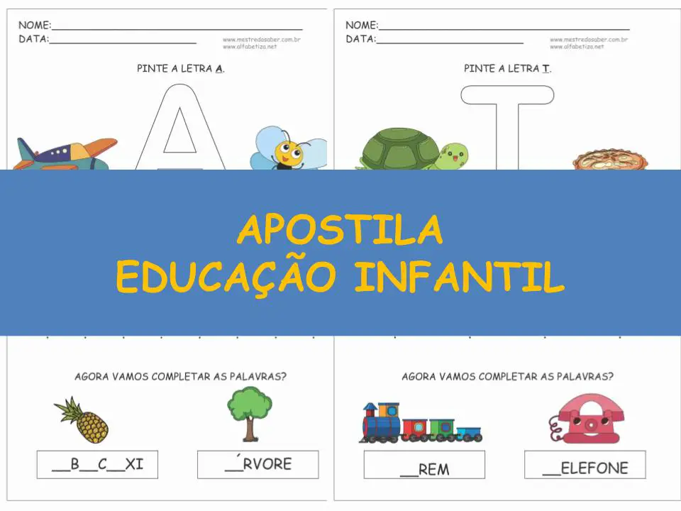 Capa Apostila Educacao Infantil