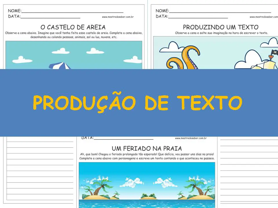 PRODUÇÃO DE TEXTO