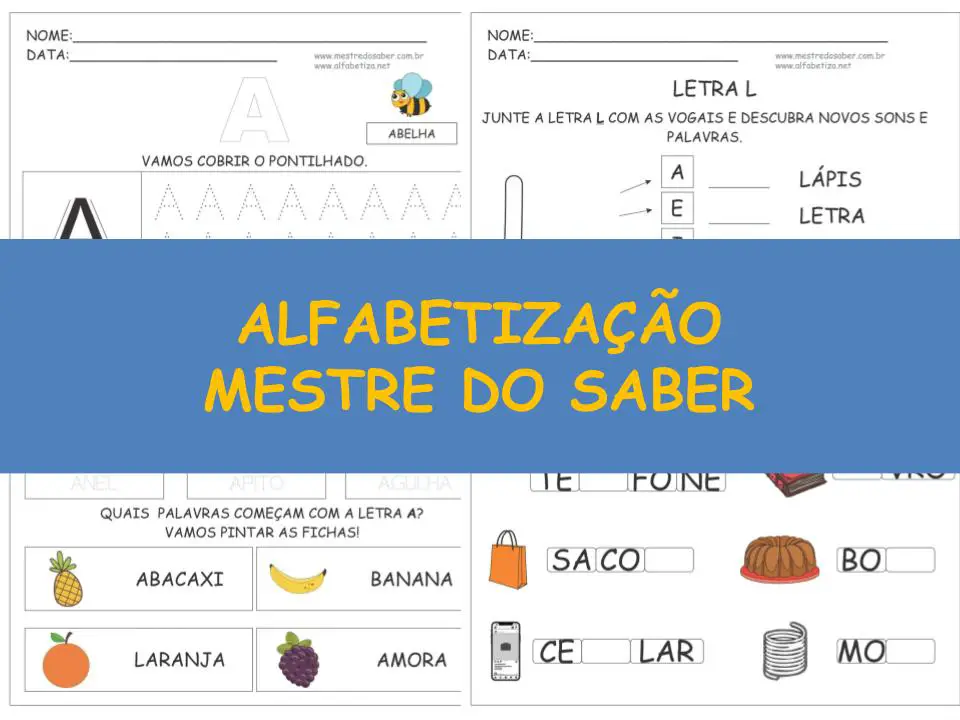 Alfabetização Infantil Mestre Do Saber