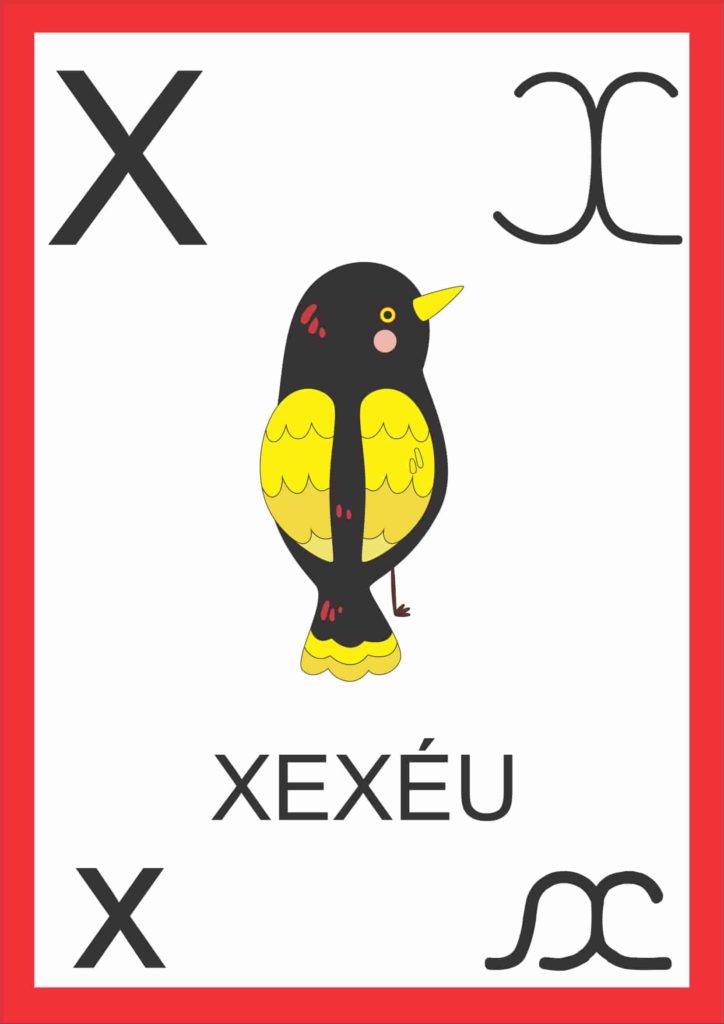 Alfabeto de Parede - Letra X