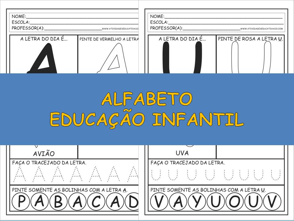 alfabeto educacao infantil