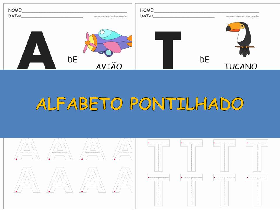 alfabeto pontilhado