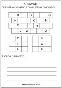 alfabeto para Alfabetizar