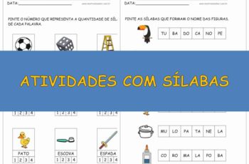 Atividades com Sílabas