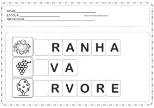 2 - Atividades com Vogais Letra Inicial