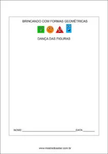 formas geométricas educação infantil - dança das figuras