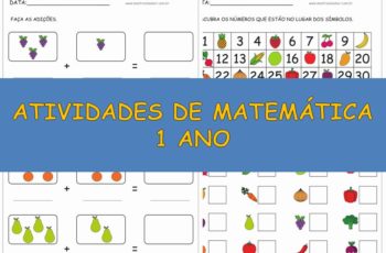 Atividades de Matemática 1 ano