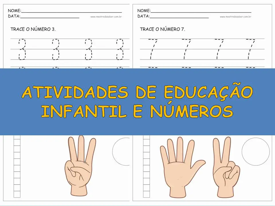 atividades educ infantil numeros