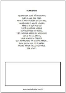 Atividades de Natal para Educação Infantil - Mestre do Saber - Atividades de Alfabetização Atividades de Natal para Educação Infantil - Mestre do Saber - Atividades de Alfabetização
