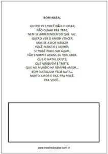 Atividades de Natal para Educação Infantil - Bom Natal