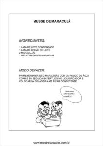 Caderno de receitas para o dia das mães - Receita 2