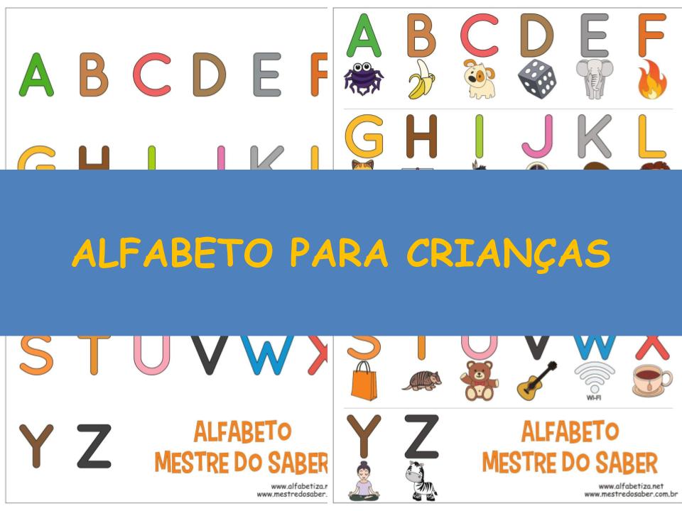 capa alfabeto para criancas