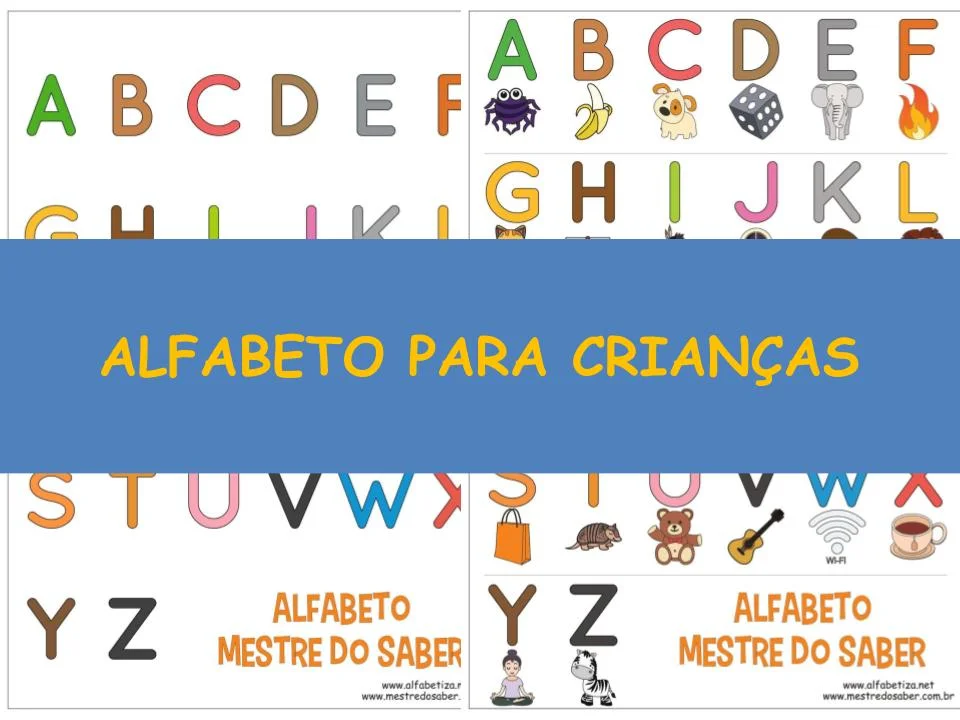capa alfabeto para criancas