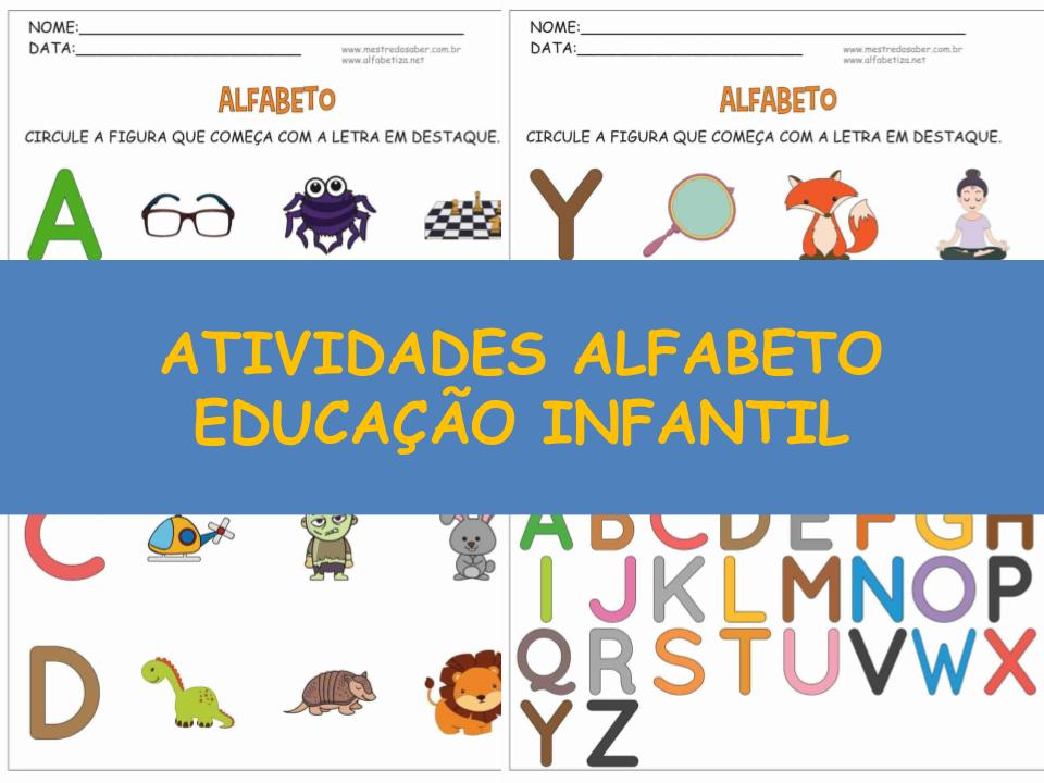 capa atividades alfabeto educacao infantil 1