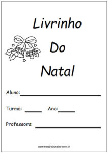 Capa do Livrinho de Natal