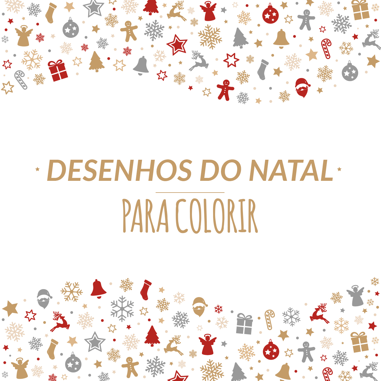 Desenhos de Natal Bonitos para Colorir