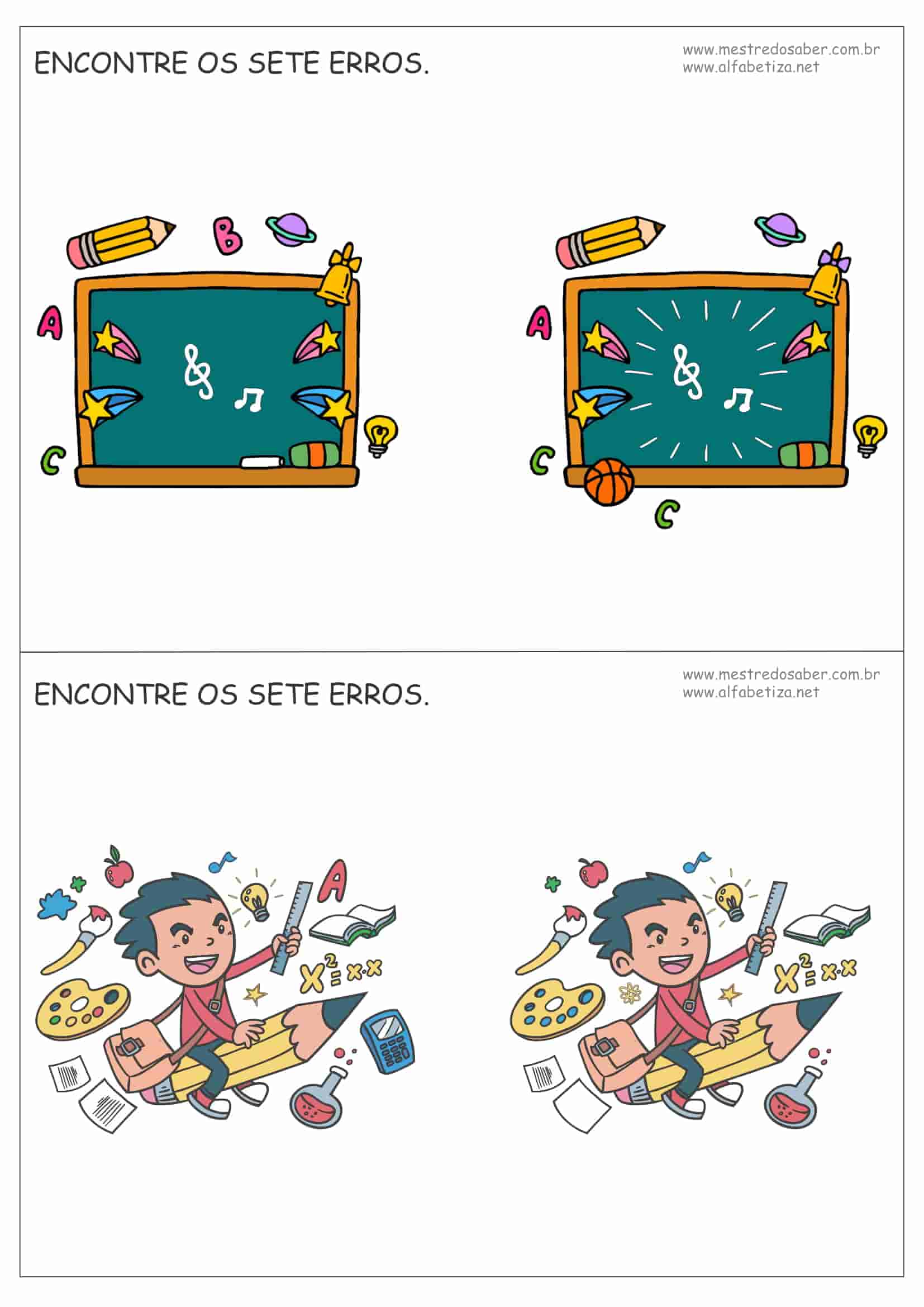 Jogo dos 7 erros: jogo educativo